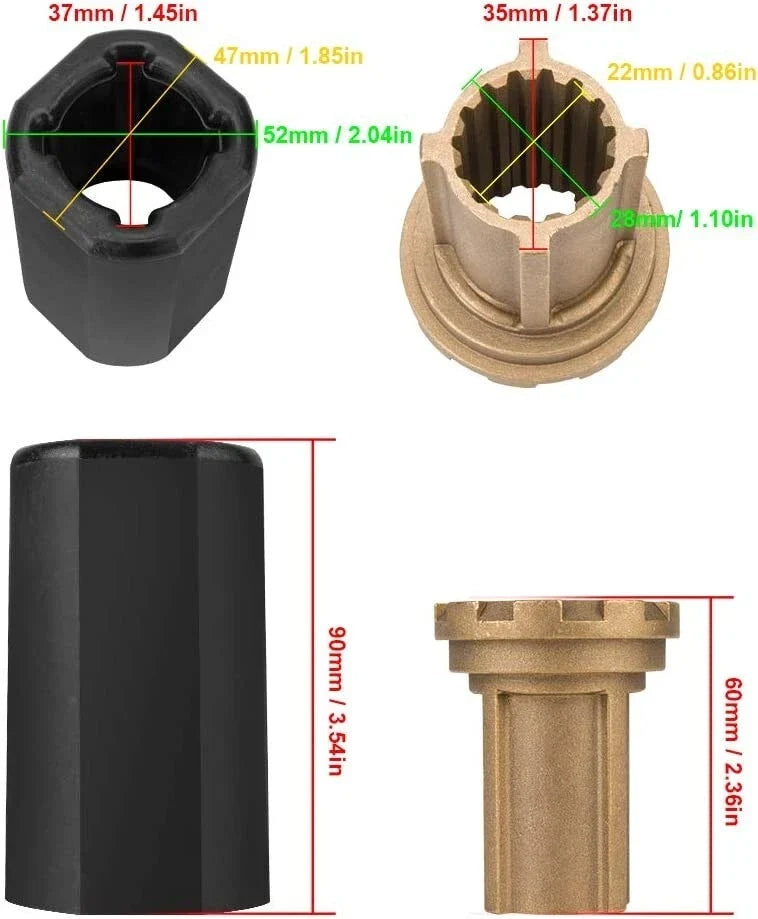 Propeller Hub Kit for Mercury MerCruiser Alpha (# 835257K1, 835257Q1)