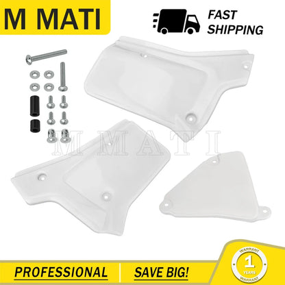 White Side Panel Covers for Honda XR200R XR250R (1984–2002)