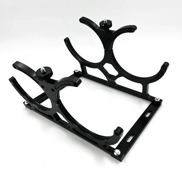 NOS Bottle Bracket Holder Heavy Duty for Black Billet Aluminum 7 Inch (Universal)