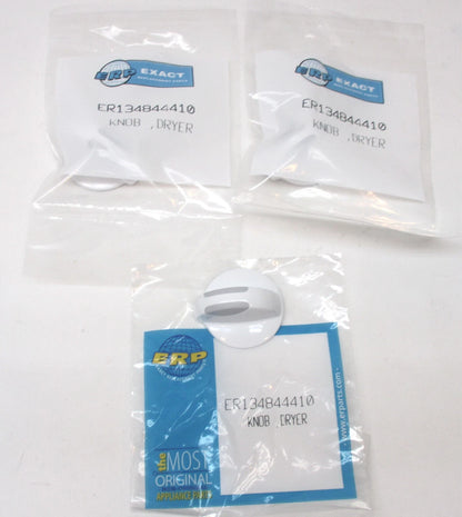 3pk Start Knob for Frigidaire Dryer 134844410 134034910 PS2330885 AP4339026