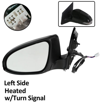 Power Heated Mirror w/Turn Signal Left for Toyota Corolla (2014–2019) 8794002F51C0