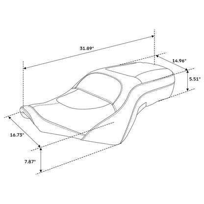 Driver & Passenger Seat for BMW R18 B Transcontinental (2020–2024)