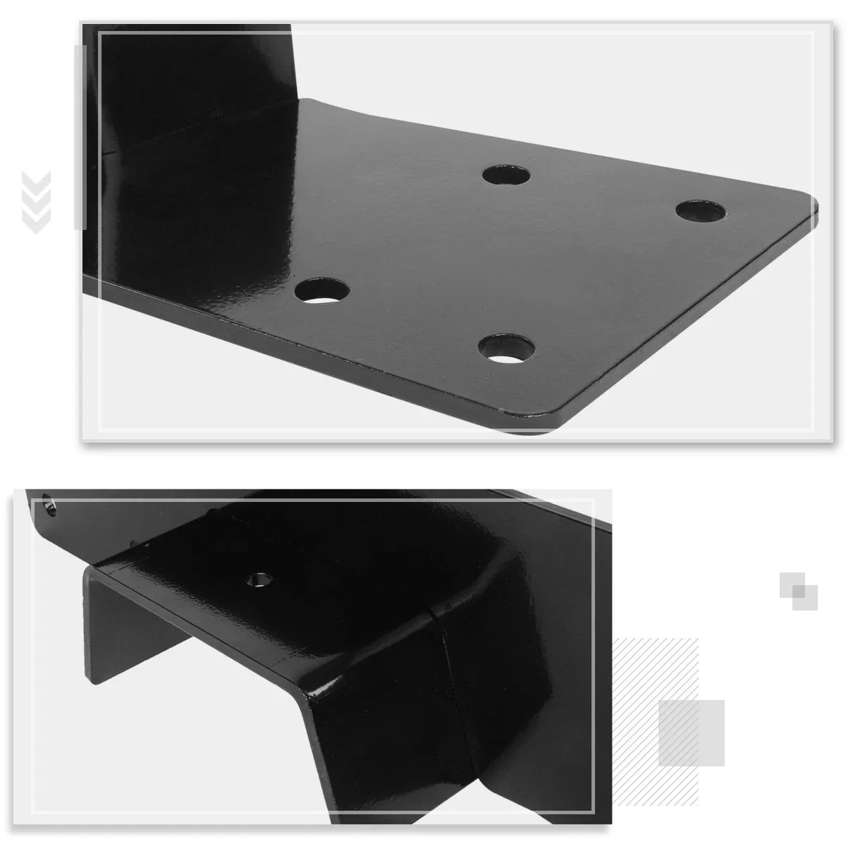 Set of 2 Rear Axle Bolt-On C-Notch Brackets for Silverado/Sierra (1999–2007)