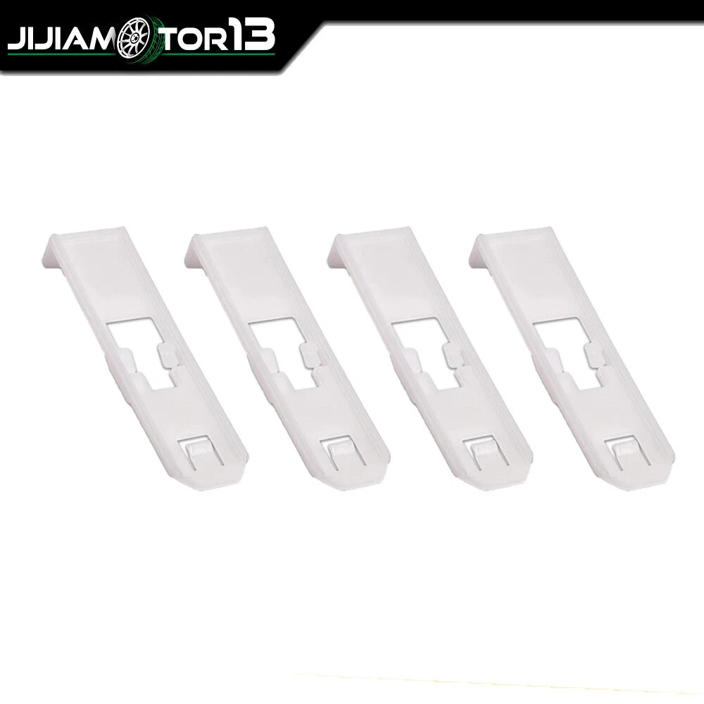 Set of 4 Headlamp Light Mounting Clips for Dodge Ram 1500 2500 3500 5500 (J-02HLP3701AWT, 68050777AA)