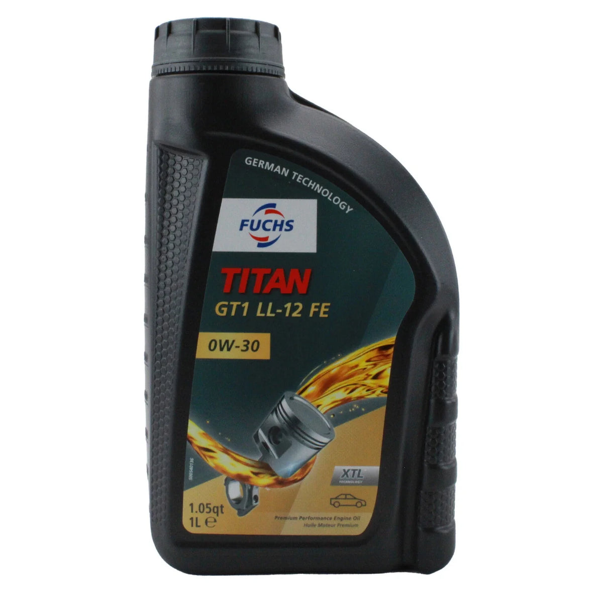 Set of 10 Fuchs TITAN GT1 LL-12 FE SAE 0W-30 Engine Oil 800360908
