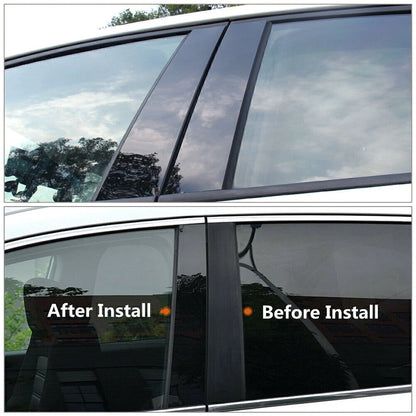 8pcs Black Exterior Pillar Post Trim for Buick Envision (2016–2020)