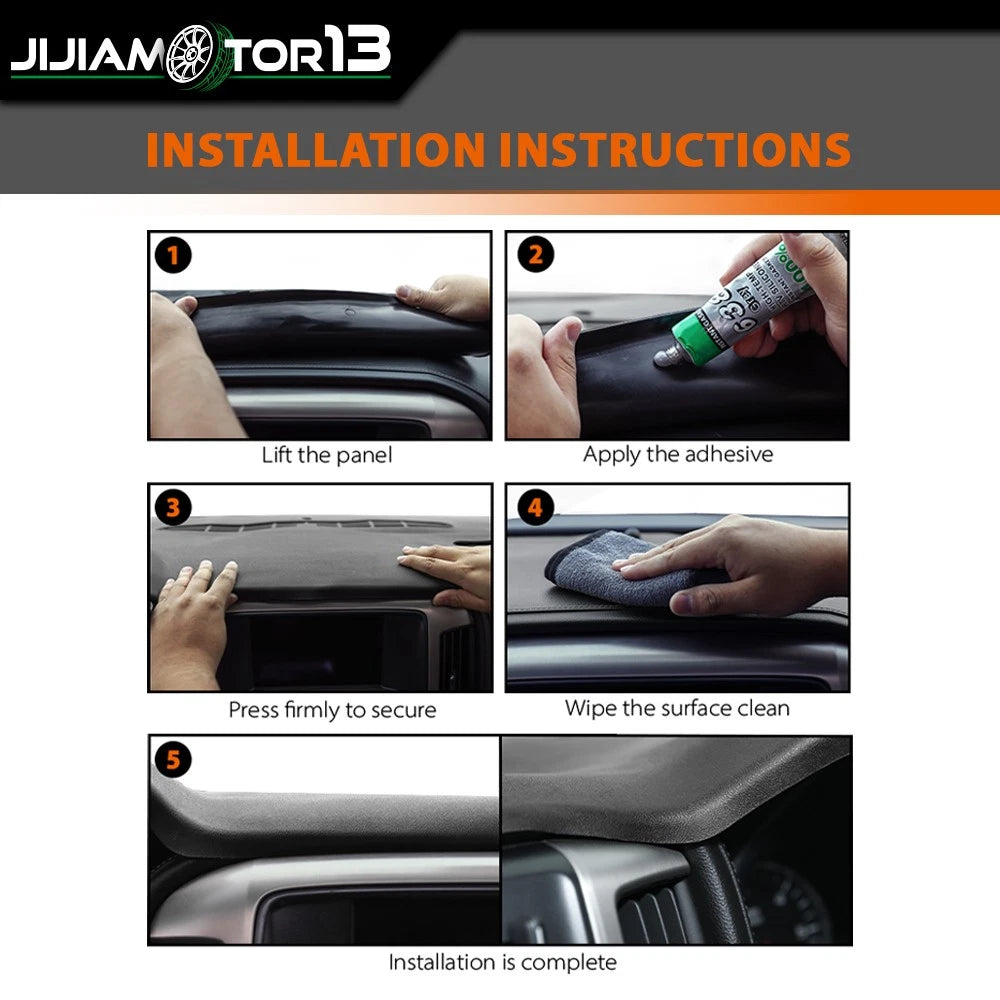 TPE Soft Black Molded Dash Board for Chevy Tahoe Suburban Yukon (2007–2014) JIJIA081301