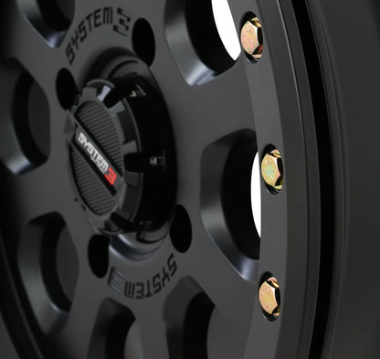 Set of 4 Beadlock Wheels for Maverick X3 (15x7, 4/137, SB-6, Gunmetal Gray)