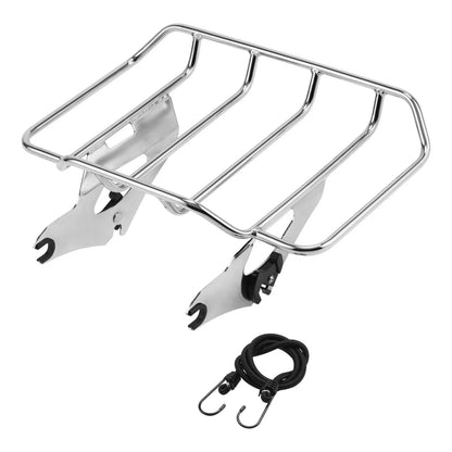 Chrome Luggage Rack & Docking Hardware Kit for Harley Street Glide (2014–2025)