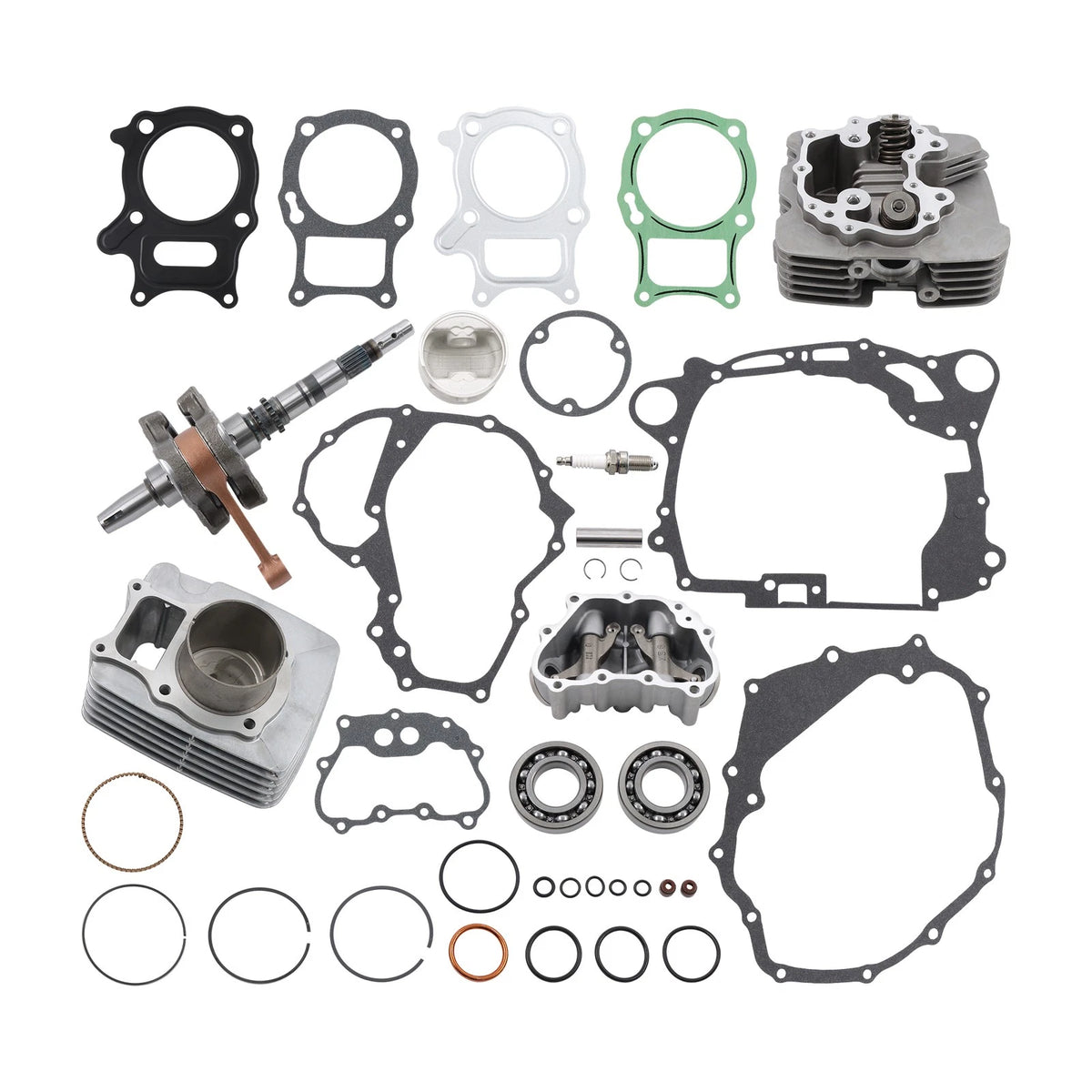 Complete Cylinder Crankshaft Rebuild Gasket Kit for Honda TRX250