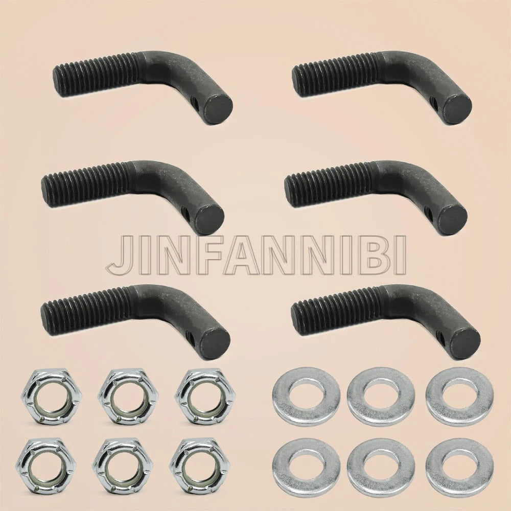 Tree Kicker Mounting Hardware for Polaris RZR XP 1000 / RZR Turbo S (2014–2022) - UTVD-KICKER-HOOK-L-BOLTS