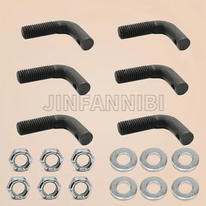 Tree Kicker Mounting Hardware for Polaris RZR XP 1000 / RZR Turbo S (2014–2022) - UTVD-KICKER-HOOK-L-BOLTS
