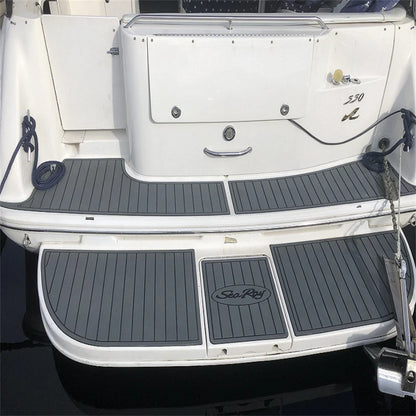 EVA Foam Faux Teak Deck Flooring Mat for Sea Ray 268 Sundancer (1988)