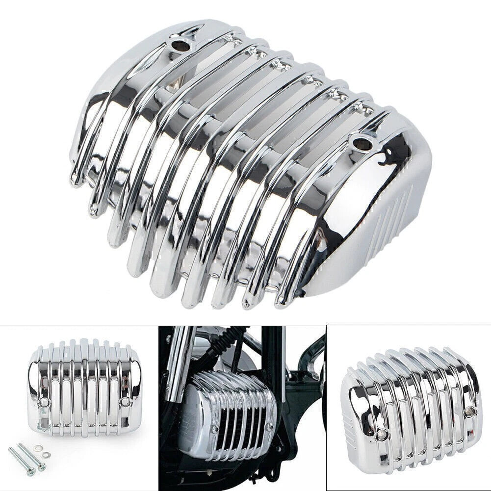 Chrome Voltage Regulator Cover Trim for Harley Fatboy (2001–2016)