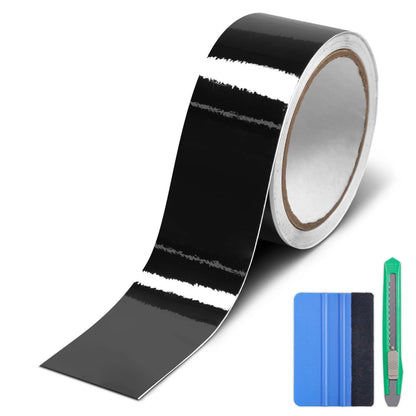 Gloss Black Vinyl Wrap Chrome Delete Trim 2 Inch x 30ft