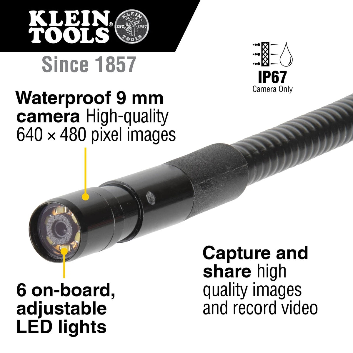 8mm Borescope for Klein Tools ET16 (10-Foot)