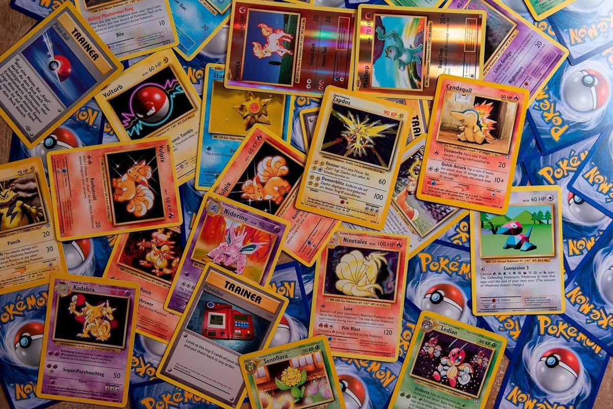 50 Pokemon Cards Bundle with Rare Legendary Card