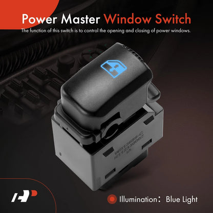Rear Left Power Window Switch for Hyundai Santa Fe (2007–2009) SW10681, 935802B000WK, 1S13699