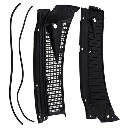 Set of 2 Windshield Wiper Vent Cowl Screen Cover Panels for Ford F250 (1999–2007)