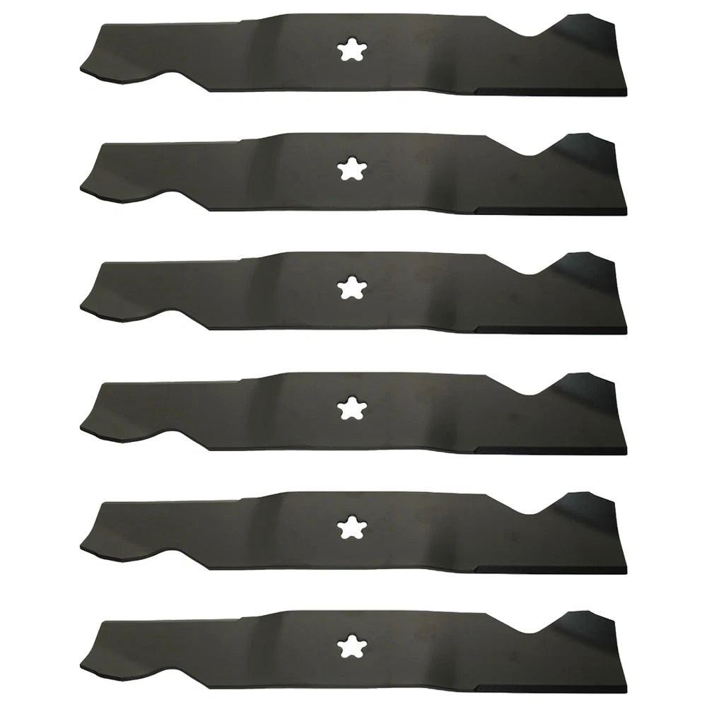 Set of 6 Mower Blades for Husqvarna (Interchangeable Medium Lift)