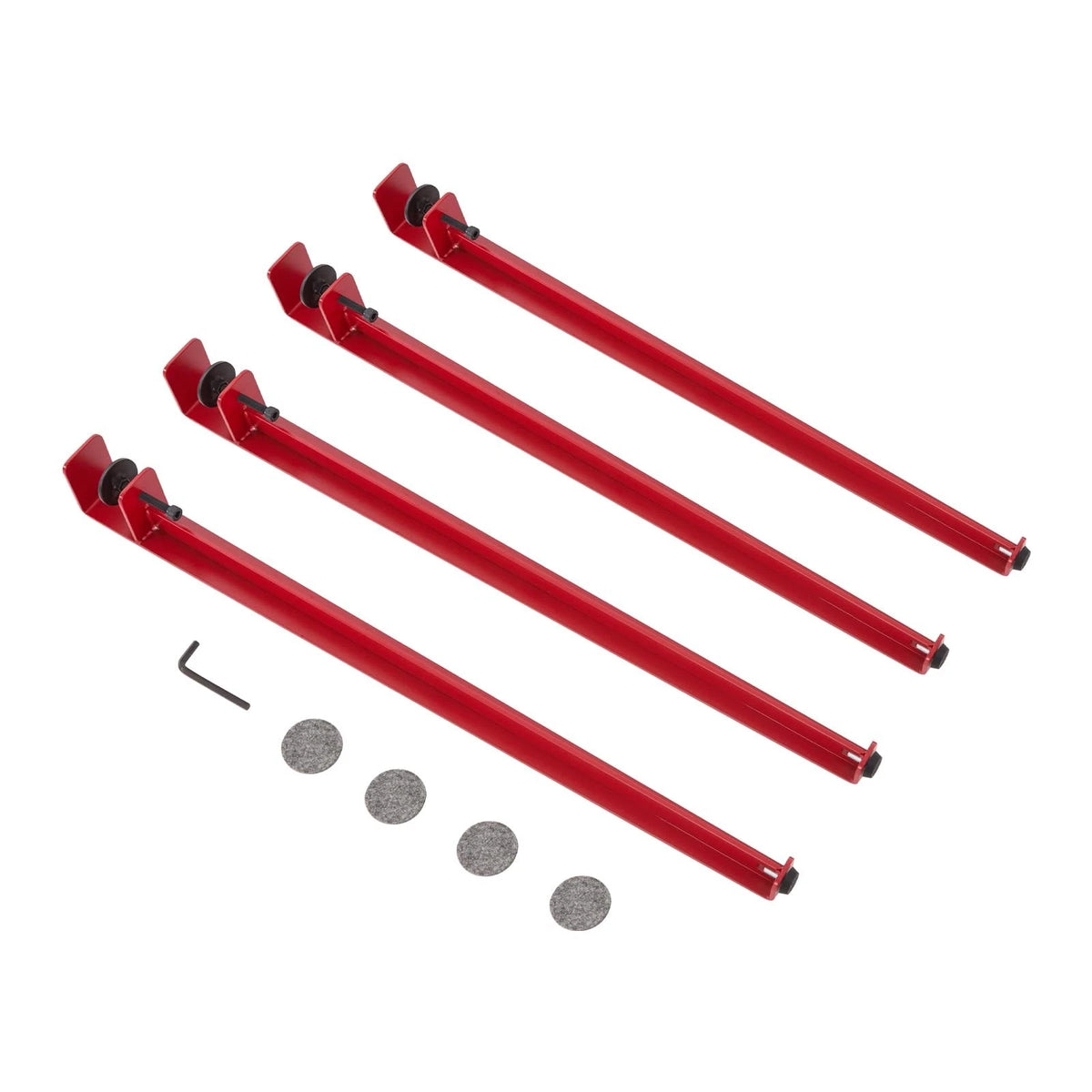 Set of 4 Adjustable Table Legs for F-shaped Tables