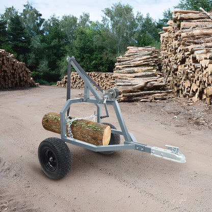 1600lbs Heavy-Duty Log Skidding Arch for ATV (Farm/Wood Transport)