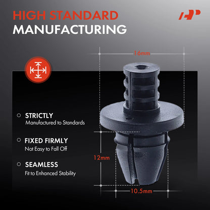 30Pcs Fender End Plate Push-Type Retainer for Audi A4 A6 Q3 Q5 (2008–2016) 8K0868307, 22420