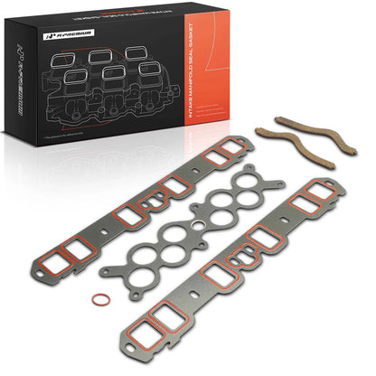 Set of 2 Lower & Upper Engine Intake Manifold Gaskets for Ford F-150 (1993–1995)