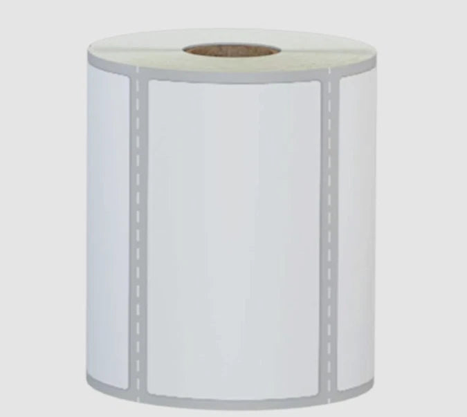 3-Pack Thermal Transfer Labels 4" x 2" with Transfer Ribbon