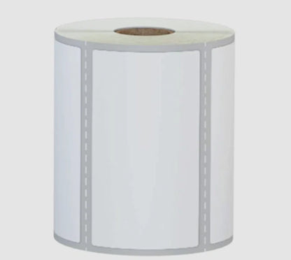 3-Pack Thermal Transfer Labels 4" x 2" with Transfer Ribbon