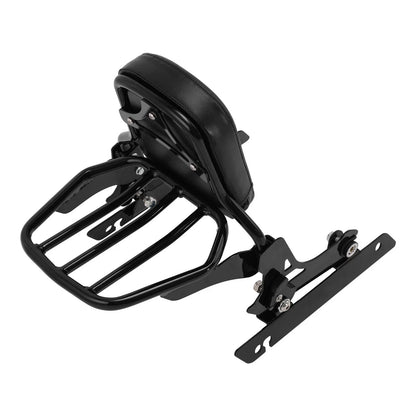 Sissy Bar Backrest Luggage Rack for Harley Dyna Street Bob Low Rider (2006–2017)