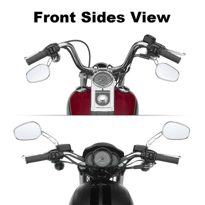 Chrome RearView Mirror for Harley Street Fat Bob Wide Glide Low Rider (2014–2020)