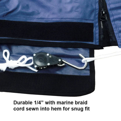 Boat Cover for MayCraft 2000 CC (2000–2000) Navy Rainproof T-Top Hard-Top