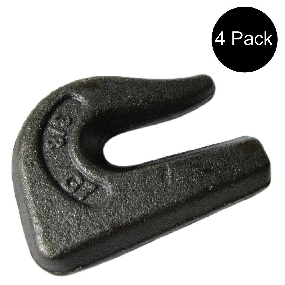 Set of 4 Weld On Grab Chain Hooks for Universal Products Replaces 0900104