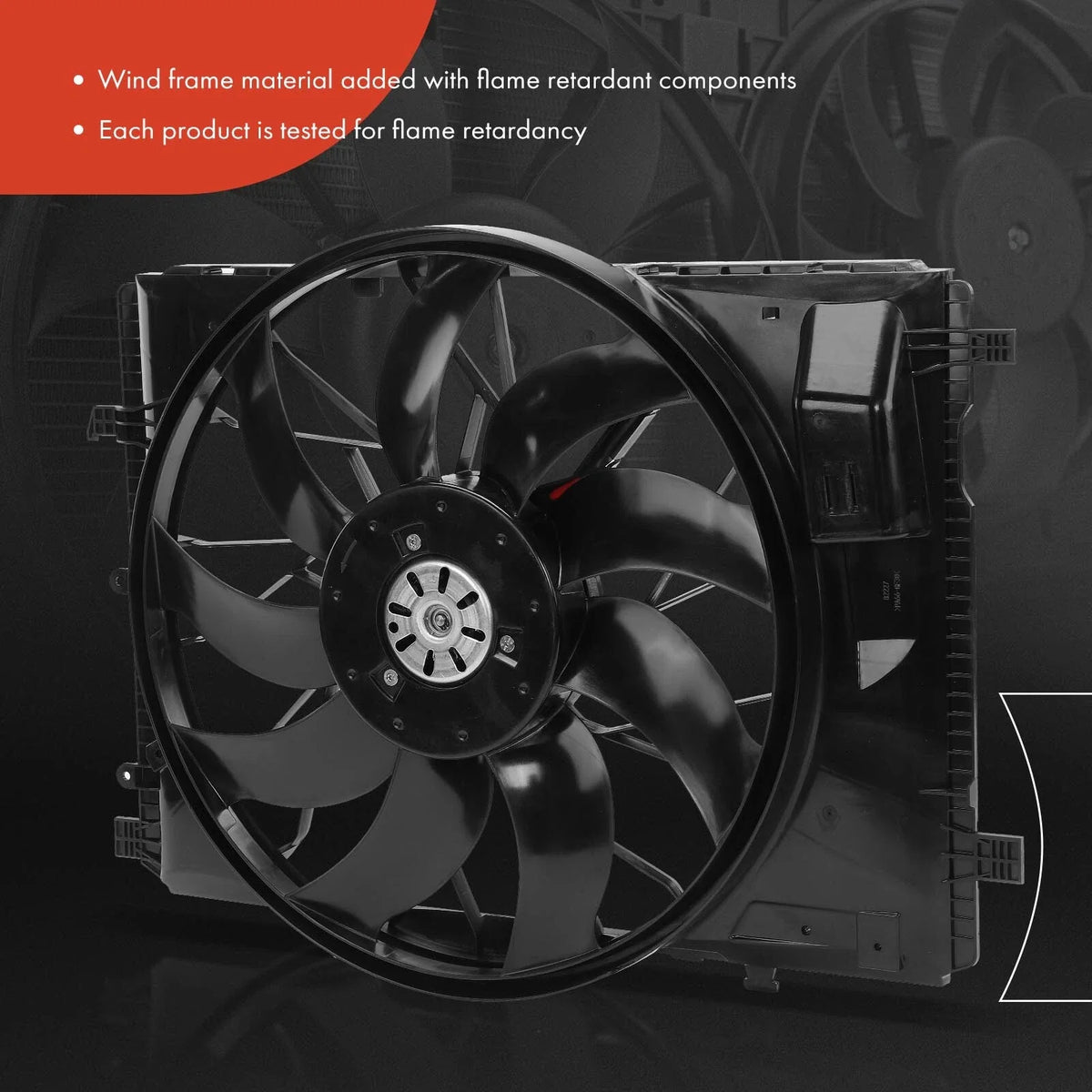 Cooling Fan Assembly for Benz E550 (2007–2010)