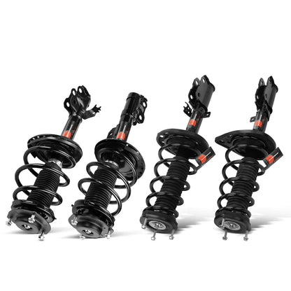 Set of 4 Complete Strut & Coil Spring Assembly for Toyota Avalon (1333562L/R, 1333566L/R)