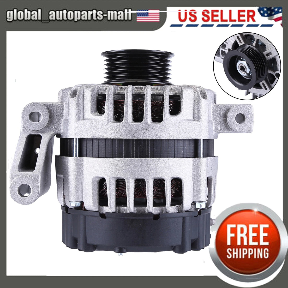 Alternator for Chevy HHR 2.2L 2.4L (2008–2011) FG12S011, PP11266N, A11266