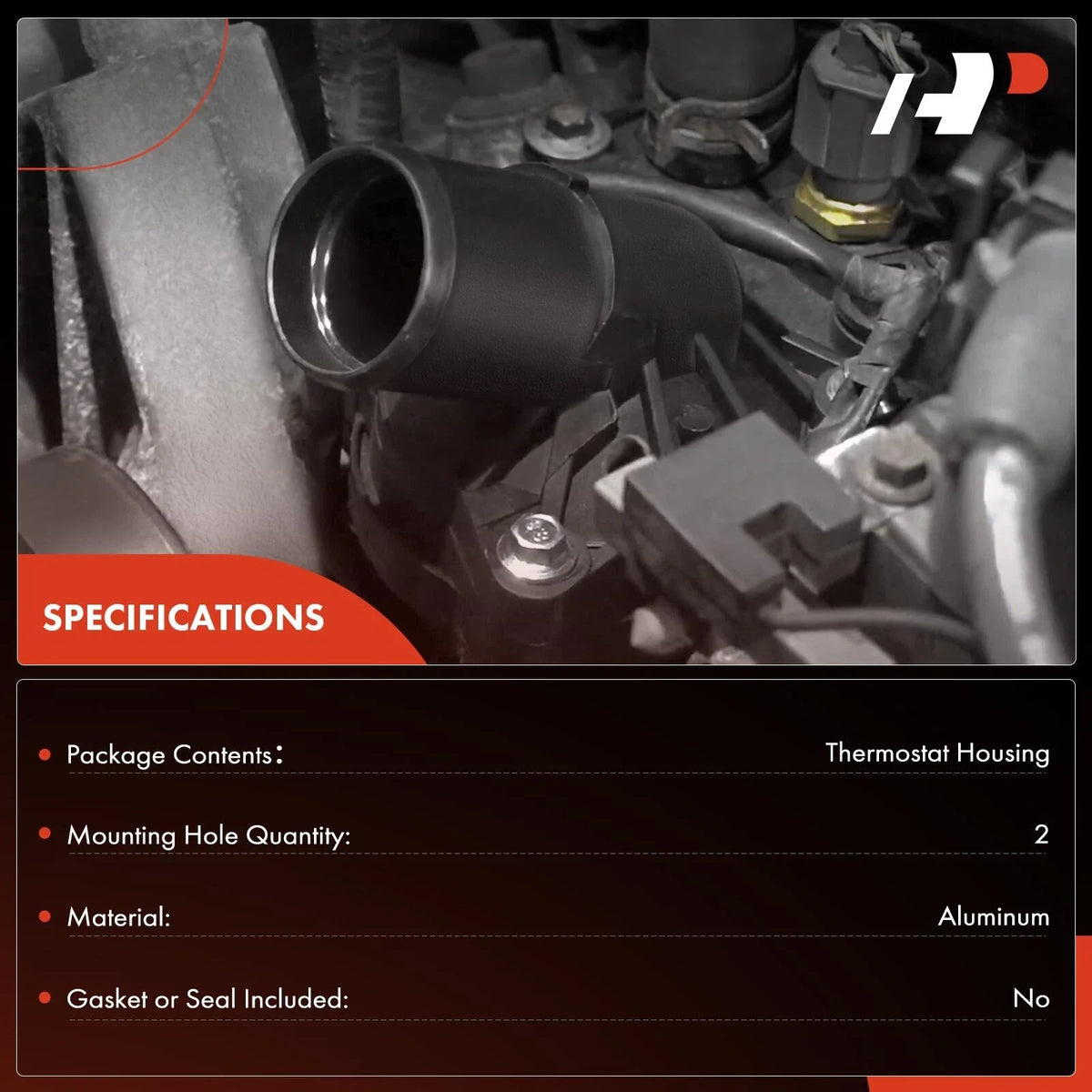 Thermostat Housing Assembly for Chevrolet Silverado 1500 GMC Canyon (2007–2019)