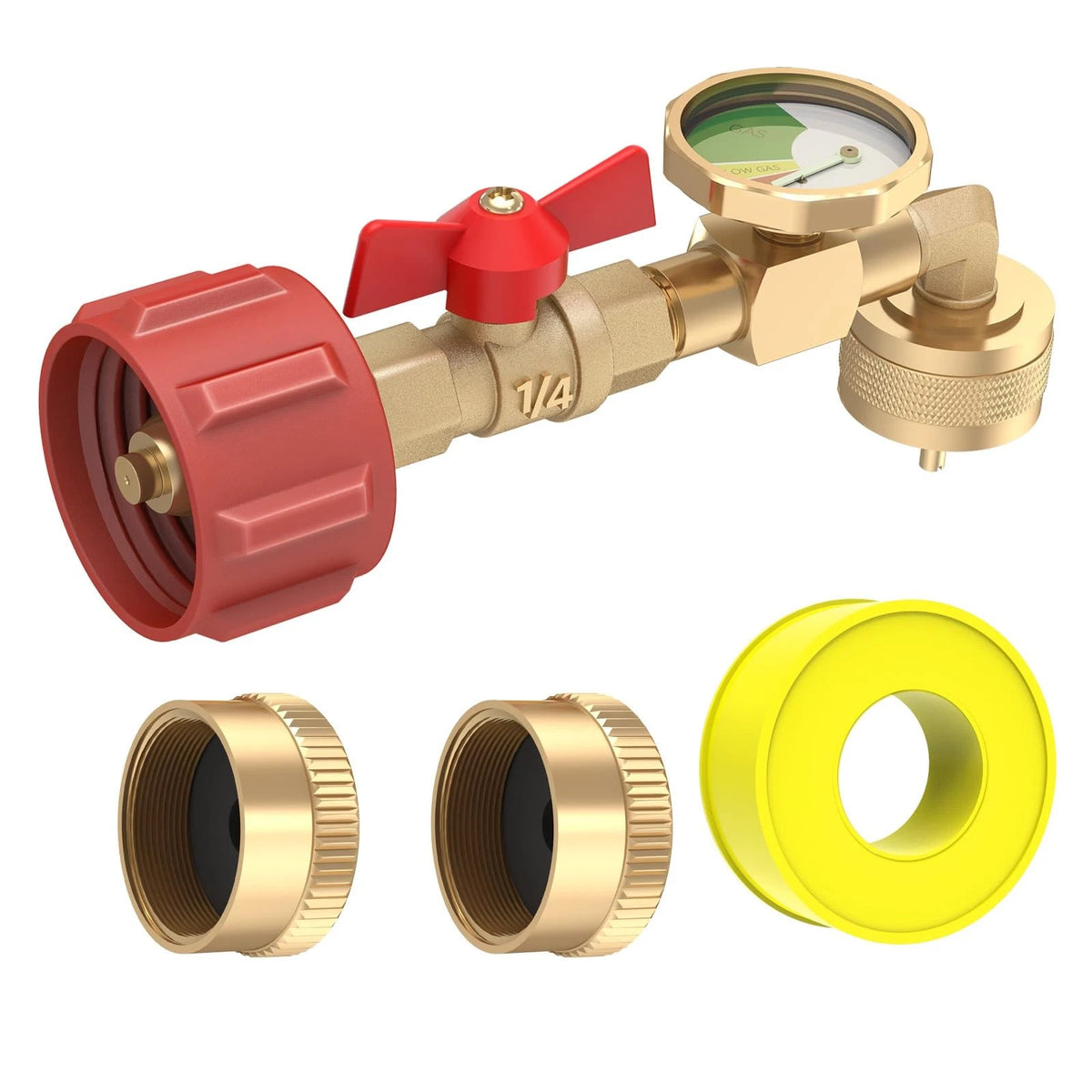 1lb to 20lb Propane Refill Elbow Adapter QCC1 for MEFUN