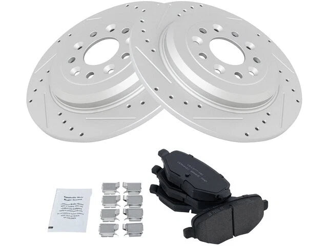 Brake Pad and Rotor Kit for Lincoln MKS (2009–2012) 11269PWKT