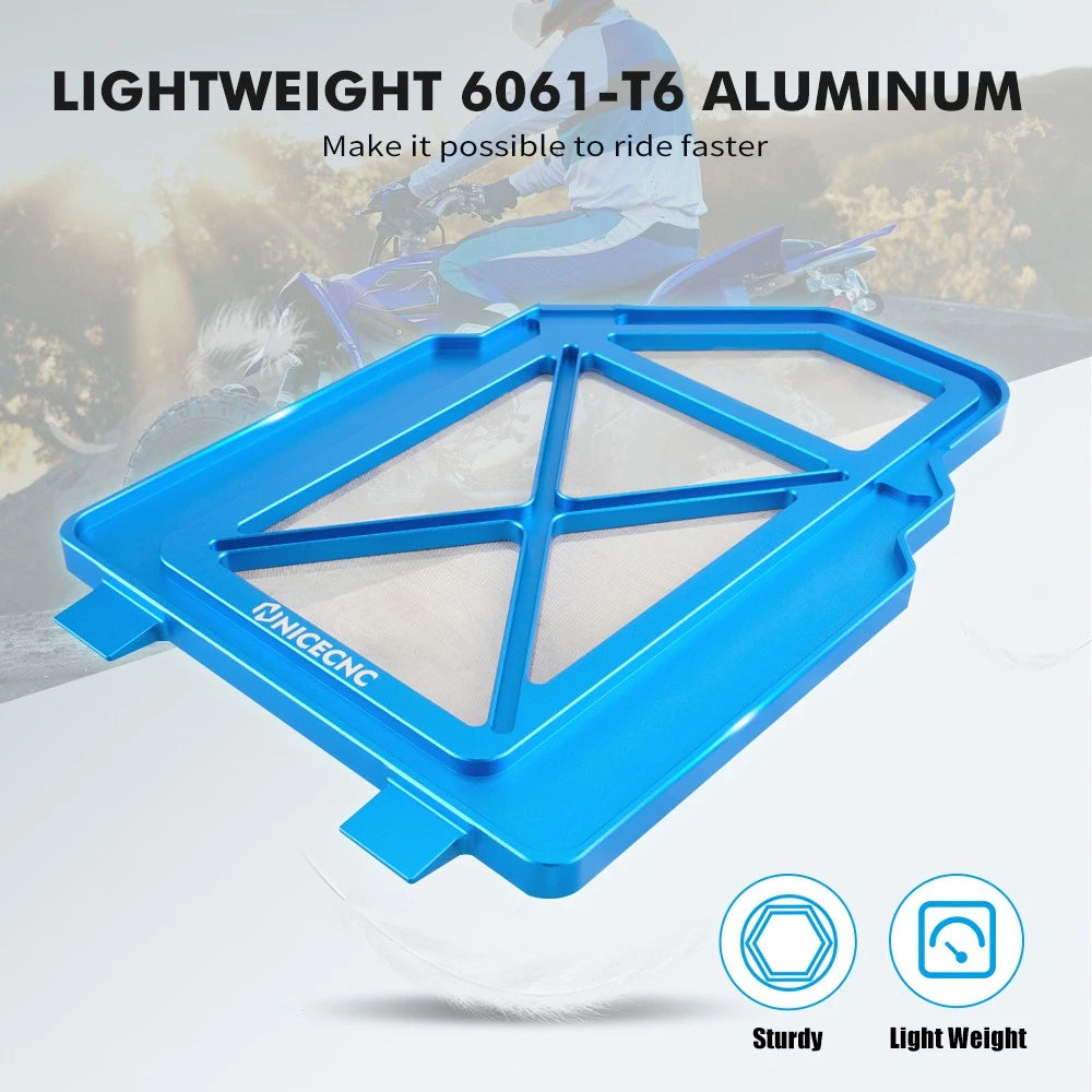 Airbox Lid Cover Cleaner Case Cap for Yamaha YFZ450R (2009–2024) Blue