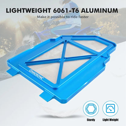 Airbox Lid Cover Cleaner Case Cap for Yamaha YFZ450R (2009–2024) Blue
