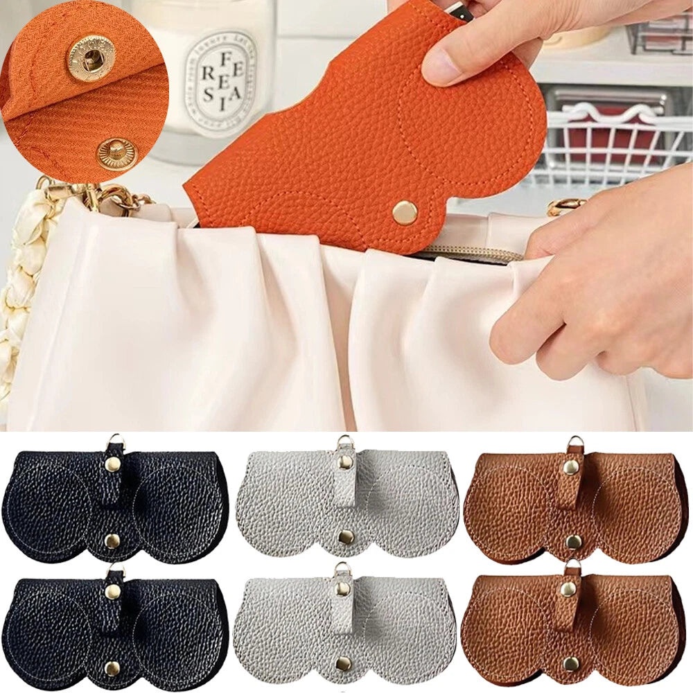 2X Soft PU Leather Eyeglasses Case Pouch for Sunglasses Reading Glasses