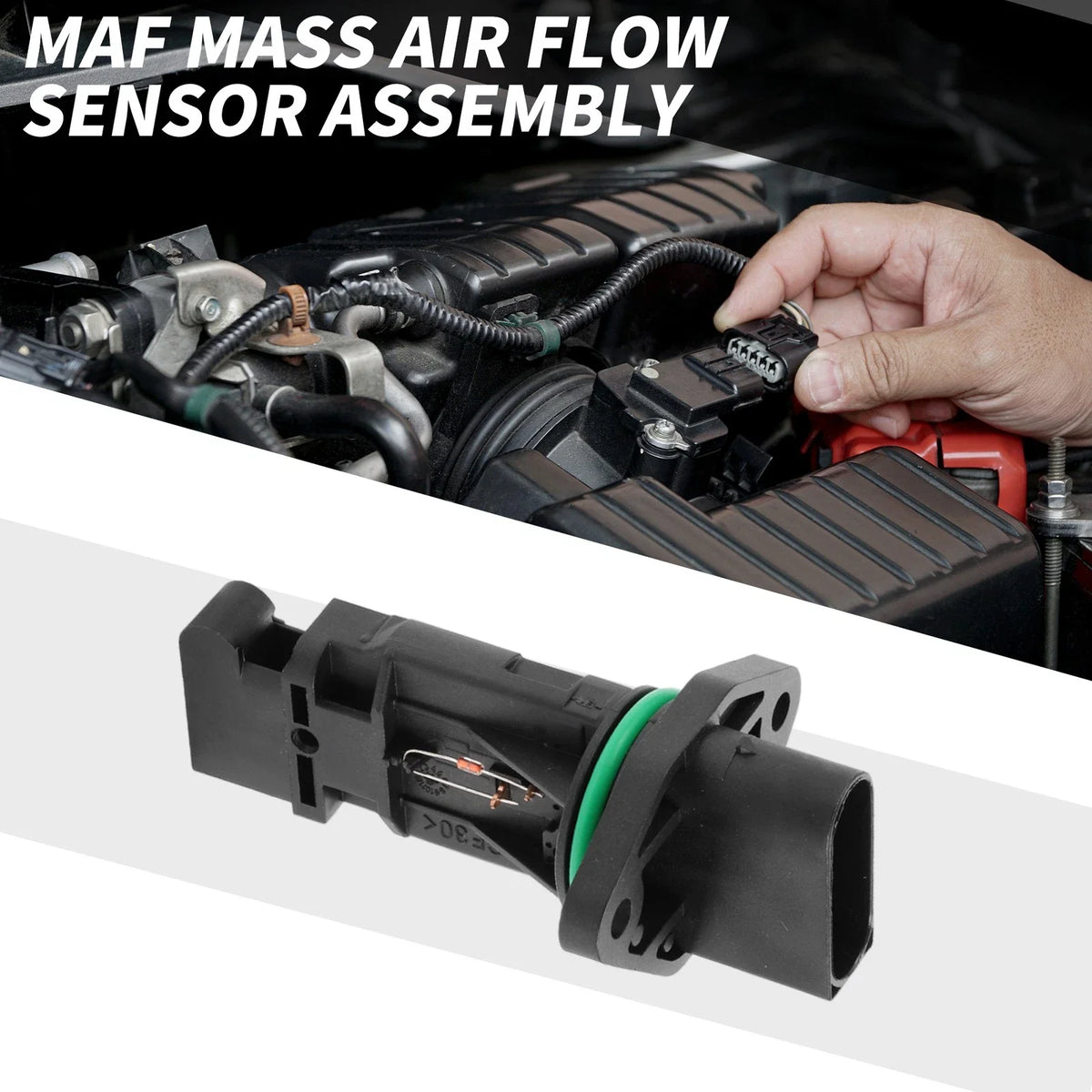 MAF Mass Air Flow Sensor for Mercedes Benz W140 W202 W210 W220 (A0000941848)