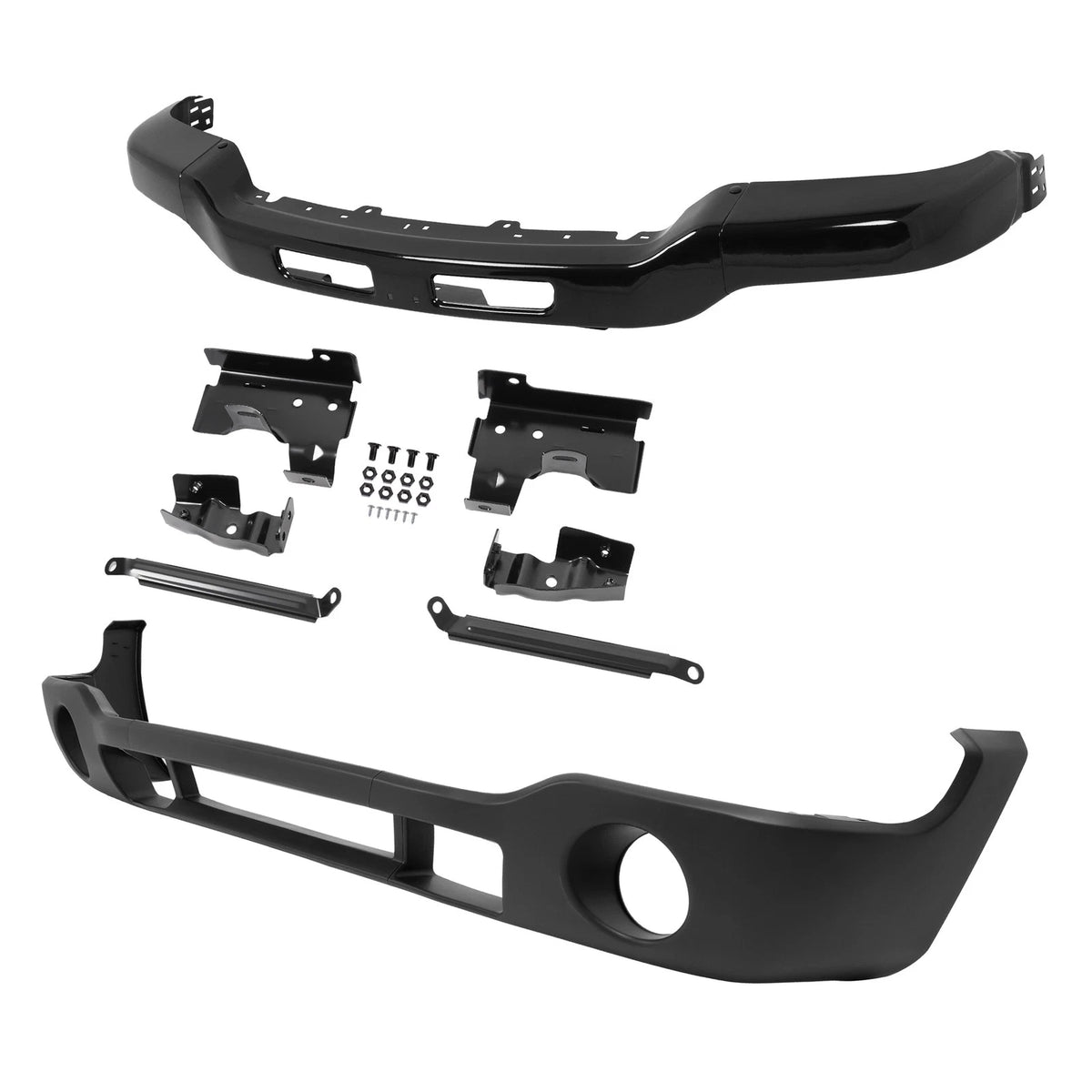 Front Bumper Kit with Mounting Brackets for GMC Sierra 1500-3500 (2003–2007)