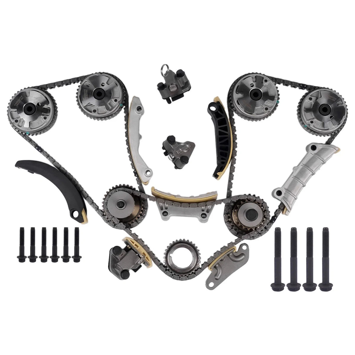 Engine Timing Chain Kit for Chevy Impala, GMC, Cadillac, Pontiac G6 G8 V6 3.0L 3.6L (2006–2015)