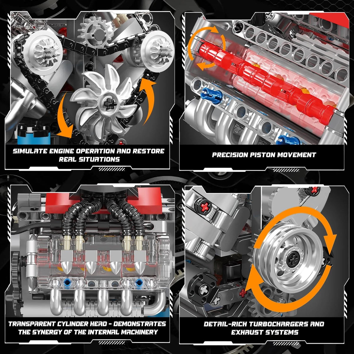 V8 Engine Model Kit for