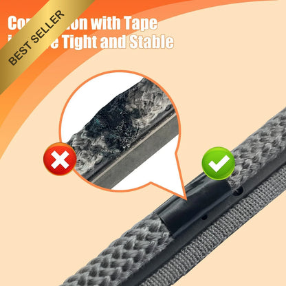 1/4 Inch High Temperature Fiberglass Gasket for Wood Stove Fireplace