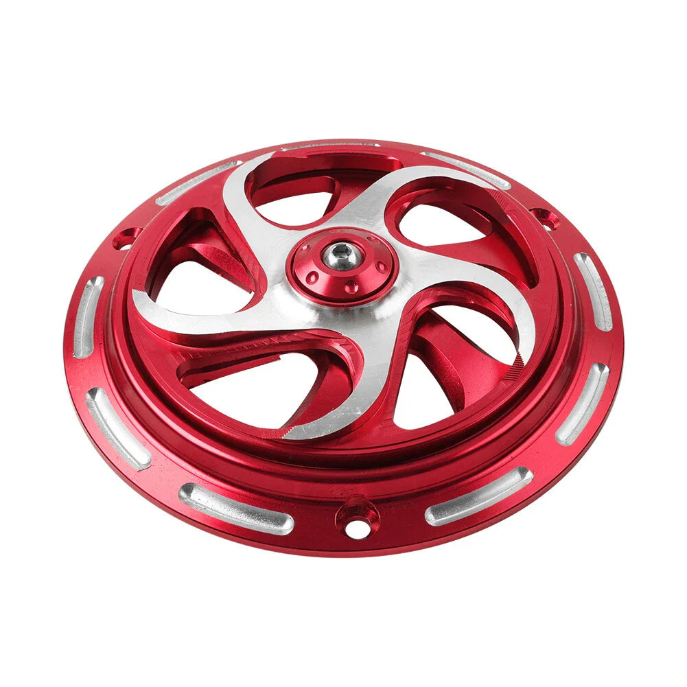 Red Radiator Cooling Fan Cover for Vespa Sprint Primavera 150 (2013-2023)