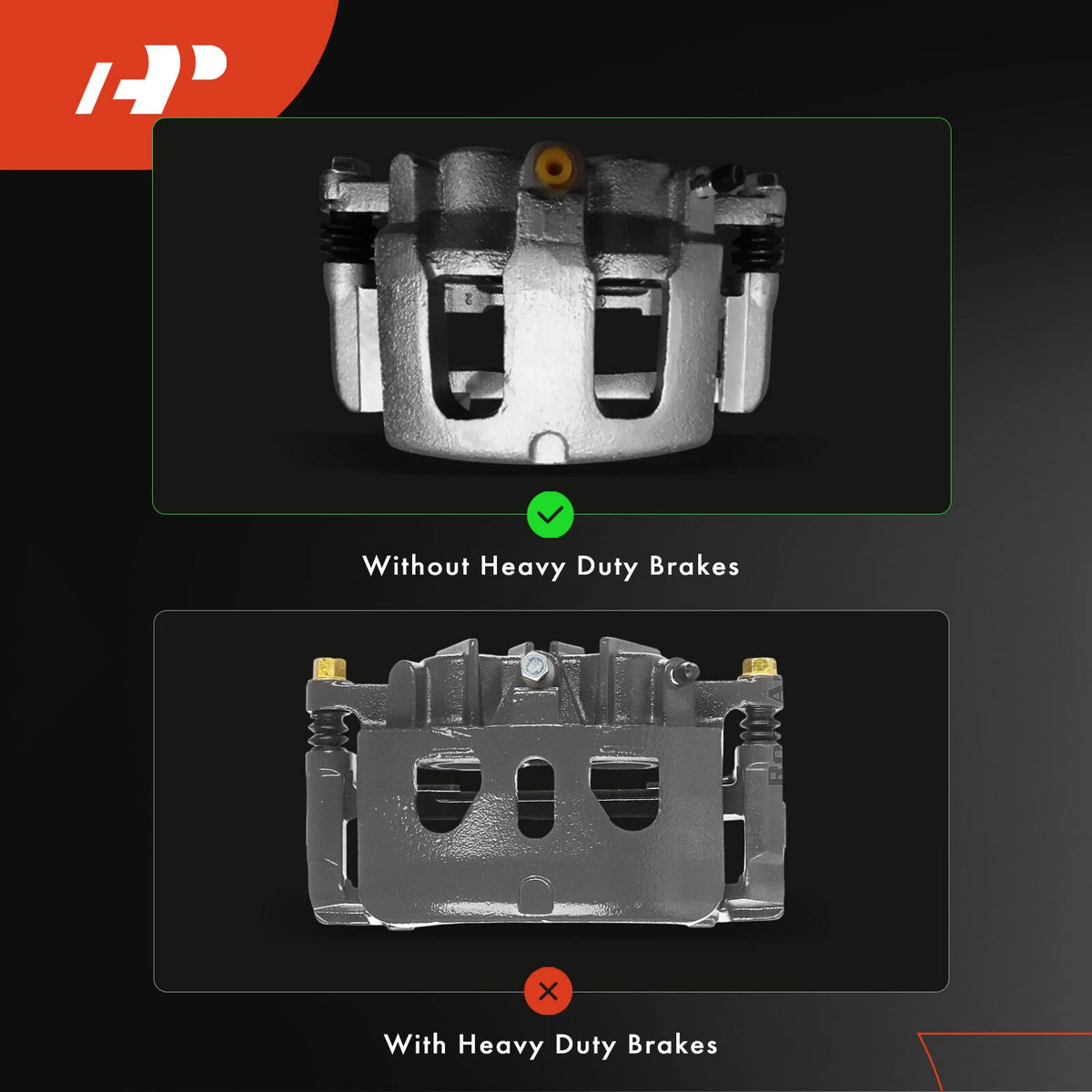 2X Front Brake Calipers with Bracket for Ford Explorer Taurus (2001–2019)